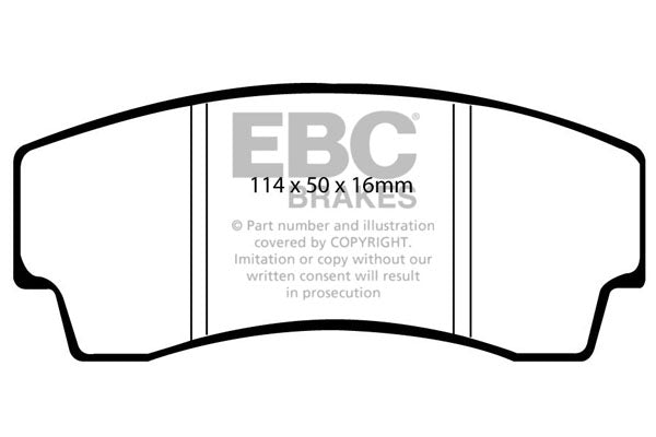 EBC Bluestuff NDX Trackday Brake Pad Set (DP5008NDX)