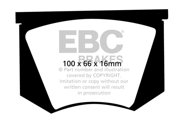 EBC Bluestuff NDX Trackday Brake Pad Set (DP5100NDX)