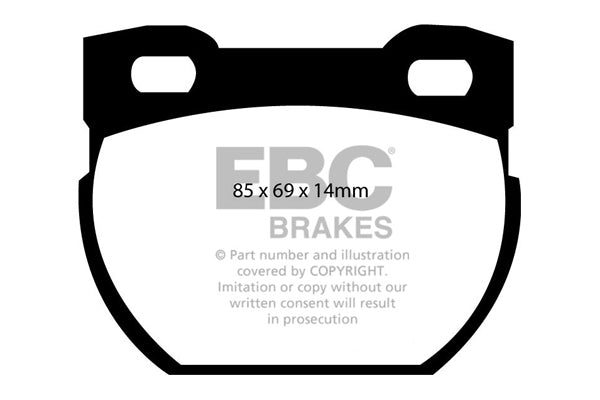 EBC Bluestuff NDX Trackday Brake Pad Set (DP51033NDX)