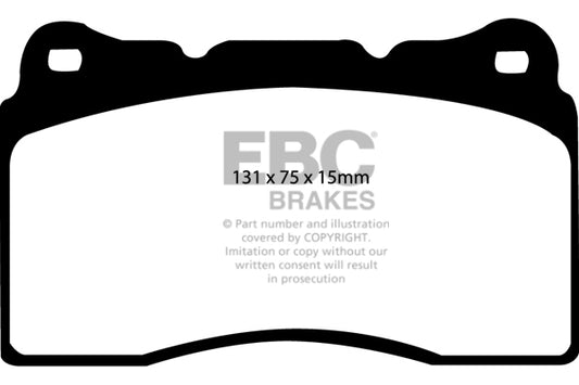 EBC Racing RP-X Track and Race Brake Pads (DP81210RPX)