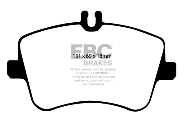 EBC Yellowstuff 4000 Series Street and Track Brake Pad Set (DP41365R)