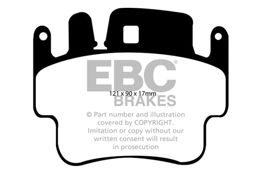 EBC Racing RP-X Track and Race Brake Pads (DP81514RPX)