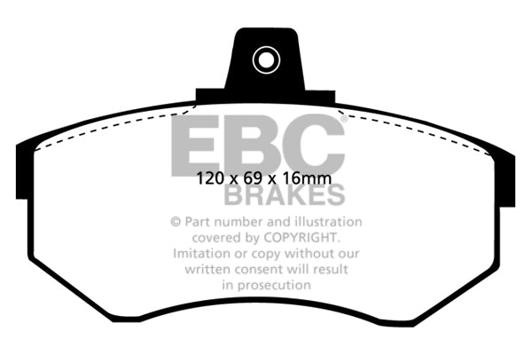 EBC Ultimax OE Replacement Brake Pad Set (DP369/2)