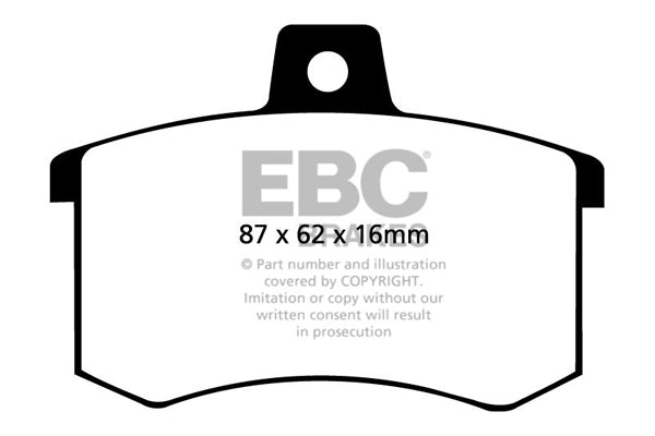 EBC Ultimax OE Replacement Brake Pad Set (DP370)