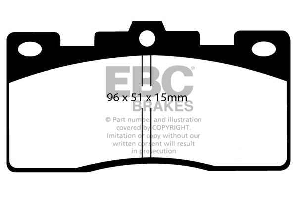 EBC Ultimax OE Replacement Brake Pad Set (DP376)