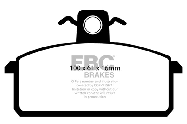 EBC Ultimax OE Replacement Brake Pad Set (DP410/4)