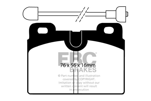 EBC Ultimax OE Replacement Brake Pad Set (DP428)