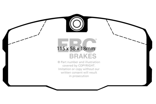 EBC Ultimax OE Replacement Brake Pad Set (DP443)