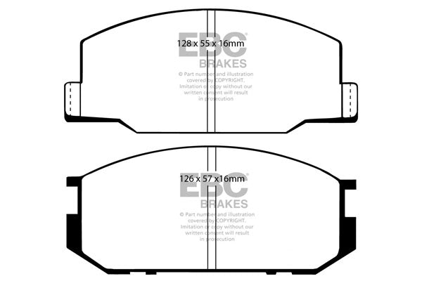 EBC Ultimax OE Replacement Brake Pad Set (DP456)