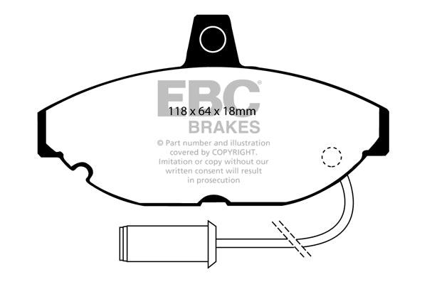 EBC Ultimax OE Replacement Brake Pad Set (DP467)