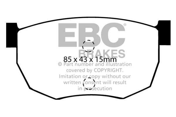 EBC Ultimax OE Replacement Brake Pad Set (DP468)