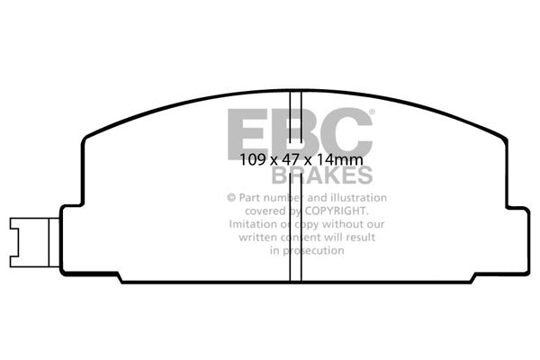 EBC Ultimax OE Replacement Brake Pad Set (DP469)