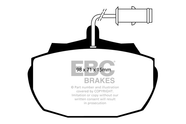 EBC Ultimax OE Replacement Brake Pad Set (DP471)
