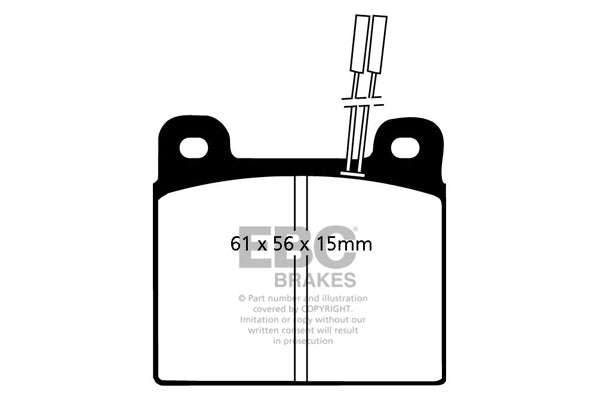 EBC Ultimax OE Replacement Brake Pad Set (DP507)