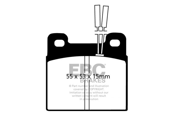EBC Ultimax OE Replacement Brake Pad Set (DP508)