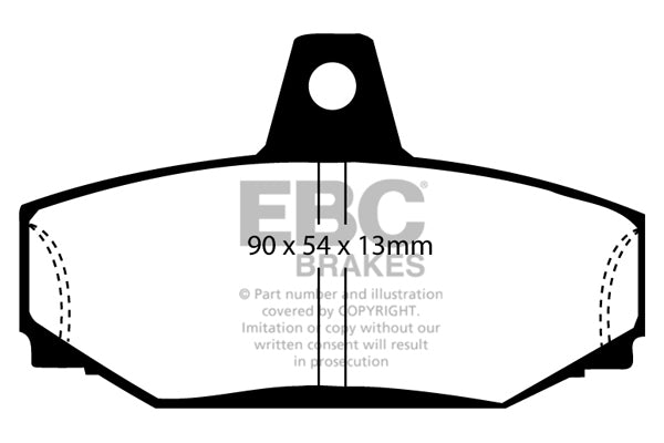 EBC Redstuff 3000 Series Sport Brake Pad Set (DP3793C)