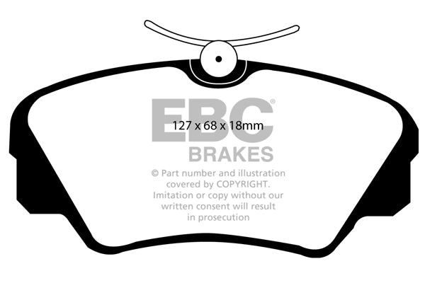EBC Redstuff 3000 Series Sport Brake Pad Set (DP3937C)