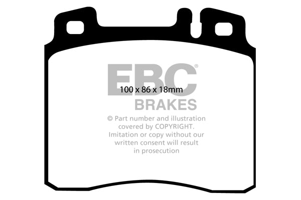 EBC Redstuff 3000 Series Sport Brake Pad Set (DP3963C)