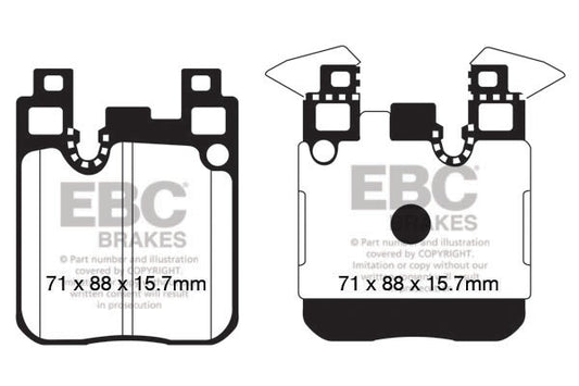EBC Bluestuff NDX Trackday Brake Pad Set (DP52133NDX)