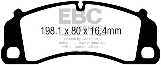 EBC Bluestuff NDX Trackday Brake Pad Set (DP52206NDX)