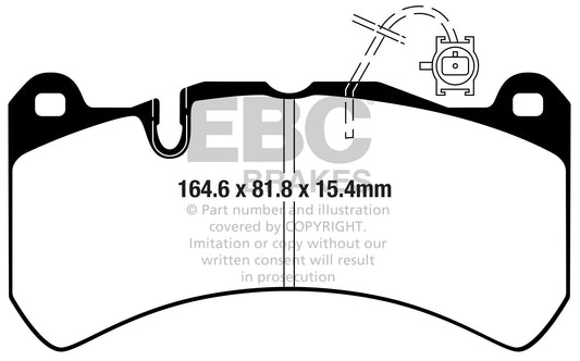 EBC Bluestuff NDX Trackday Brake Pad Set (DP52354NDX)