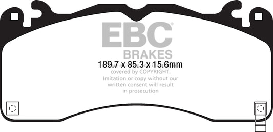 EBC Bluestuff NDX Trackday Brake Pad Set (DP53040NDX)