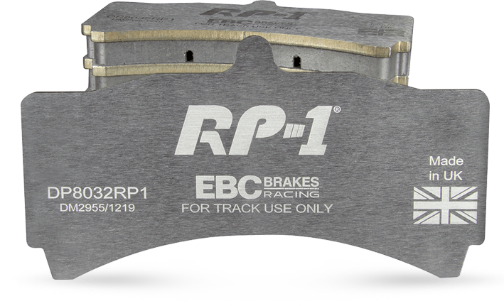 EBC RP1 Track pads for Tarox B320-6 SP0102   (DP8008RP1) Front